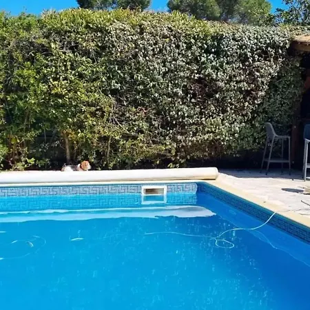 De 4 Avec Piscine Privee Jardin Clos Et Wifi A A 1 Km De La Villa
